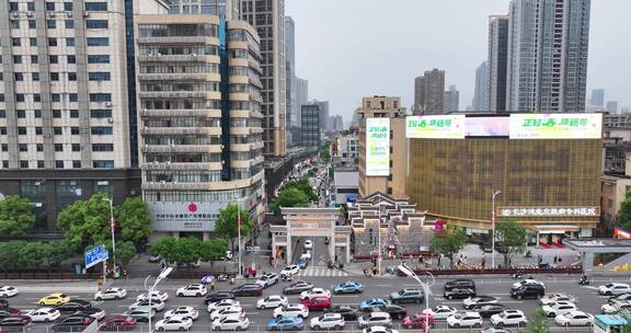 长沙解放西路俯拍