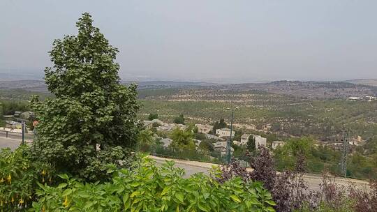 耶路撒冷山脉上空的景观