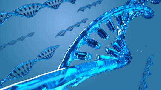 蓝色科技DNA视频素材模板下载
