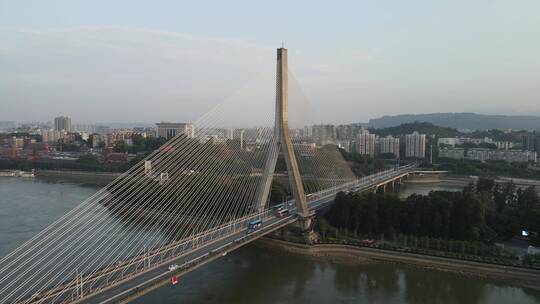 4k 航拍福州城市景观全景