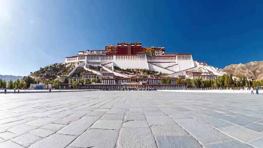 拉萨布达拉宫全景