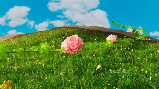 4k原创植物生长开花logo演绎片头