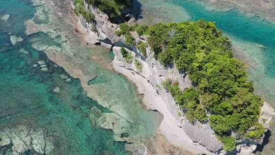 日本 和歌山 白浜 沙滩 航拍视频