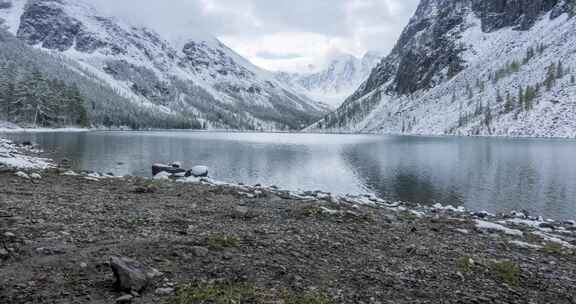 雪山延时