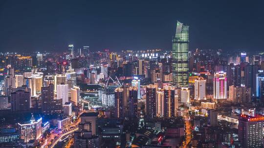 昆明夜景恒隆广场（大悦城楼顶）