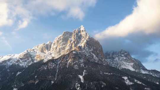 4k风景国内雪山延时