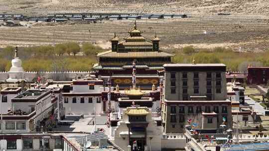 西藏桑耶寺航拍