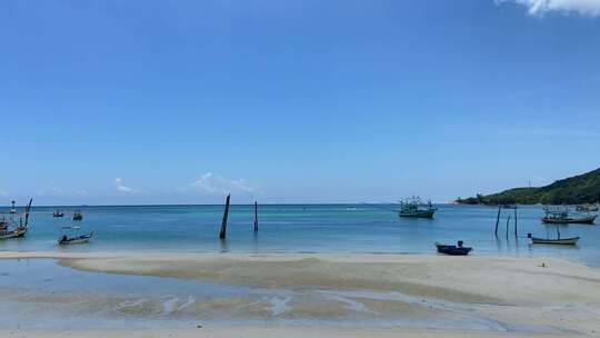 泰国Chaloklum海滩的时间流逝