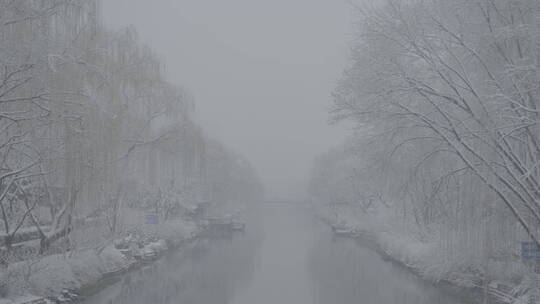 城市雪景 冬天雪景