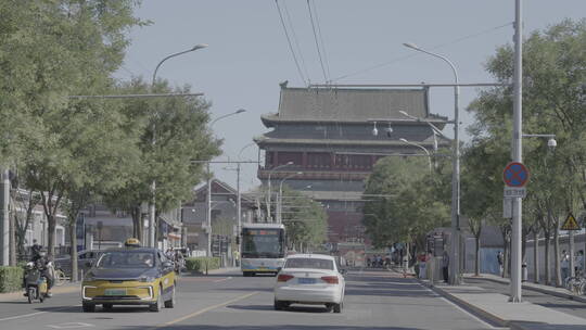 北京鼓楼 北京地标视频素材模板下载