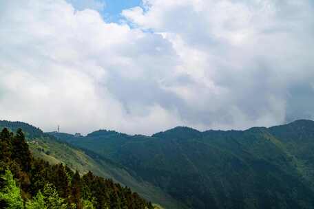 湖南衡阳南岳衡山祝融峰延时风光风景