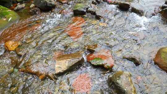 大山河流溪水水流小溪山涧