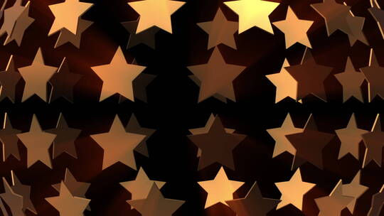 闪闪的五角星背景视频视频素材模板下载