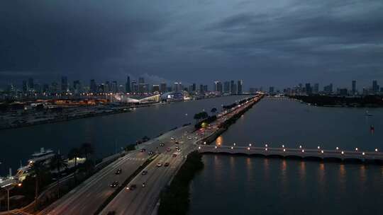 迈阿密城市夜景