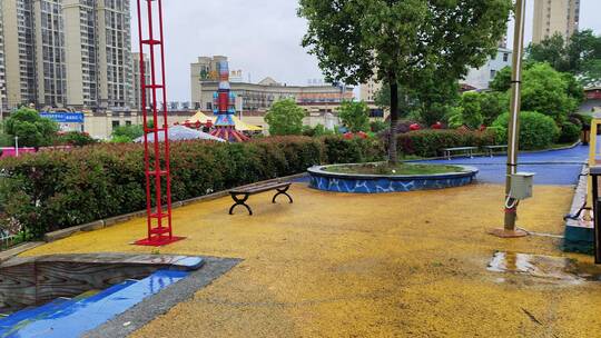 雨天城市实拍