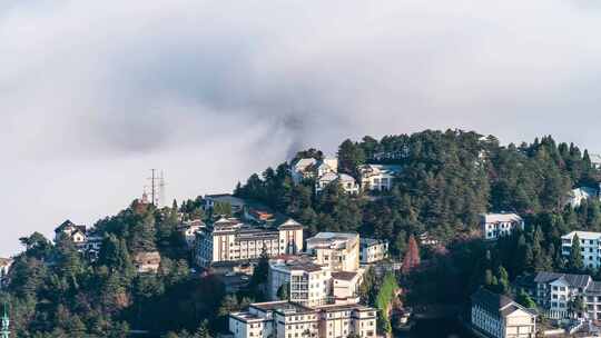 湖北九宫山云海延时