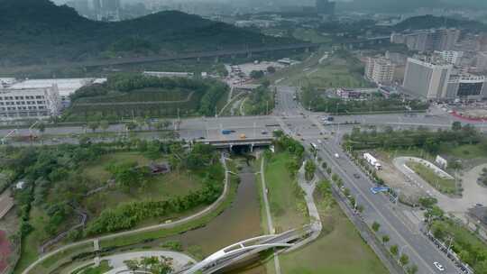 城市发展视频深圳光明茅洲河远景