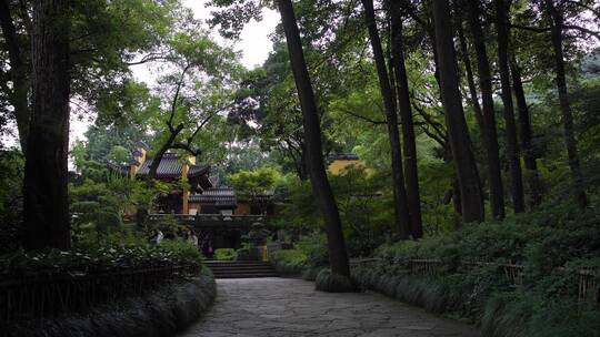 杭州飞来峰永福寺禅院风景