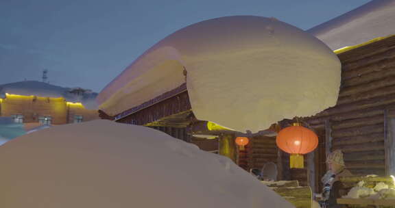 中国雪乡夜景