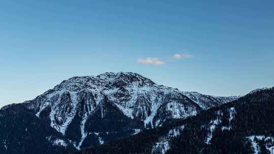 4KTimelapse Bolzano阿尔卑斯山南蒂罗尔下午放大视频素材模板下载