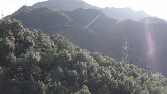 输电线路 山区 输电 电力塔 侧移下降D-LOG