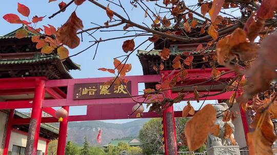 济南南部山区天井峪村，古朴的石头房子