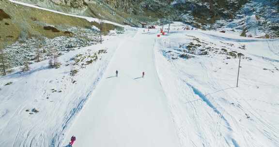 冬季，雪，斜坡，滑雪场