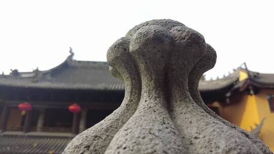上海长寿禅寺4K实拍原素材