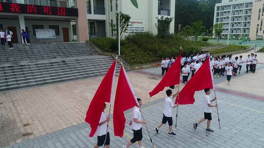 开化崇化中学快闪视频素材模板下载