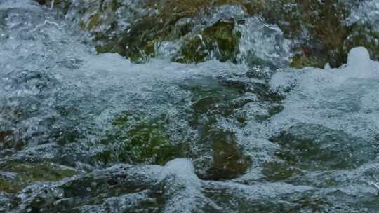 溪流河流流水水质水花纯净水