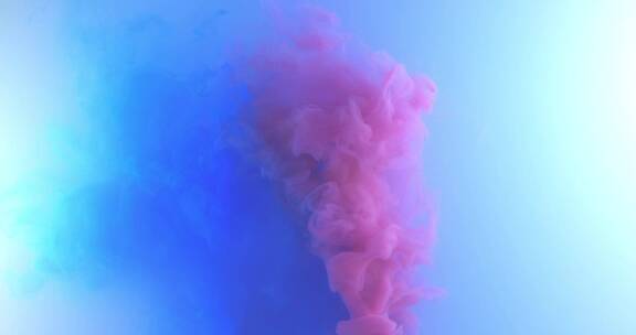 蓝粉烟雾 背景 科幻 高级 粒子