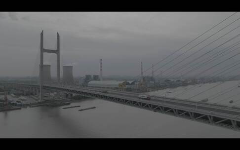 闵浦大桥航拍05(4K/50fps/灰档/降噪）