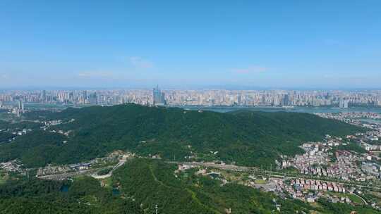 长沙岳麓山航拍