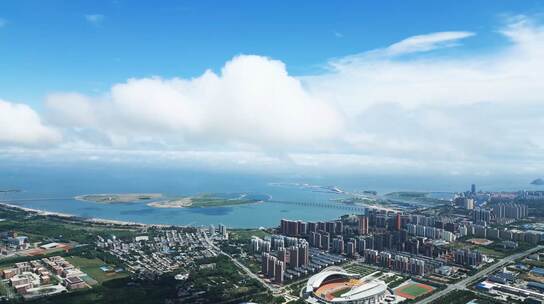 穿越云端，瞰见锦州滨海新区的蔚蓝诗篇