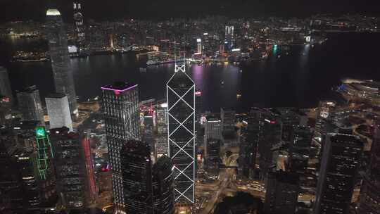 香港中环中银大厦夜景