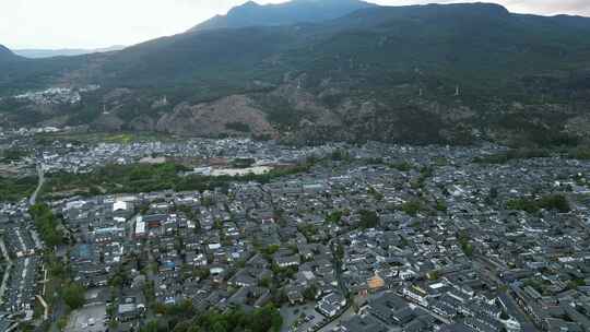 合集航拍云南丽江束河古镇4A景区