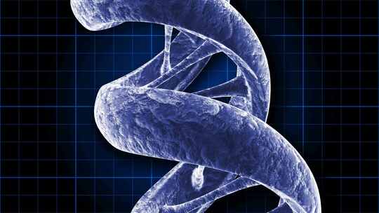 DNA螺旋染色体基因链视频素材模板下载