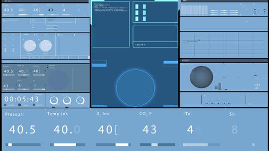 科技未来UI屏幕交互界面 (3)视频素材模板下载