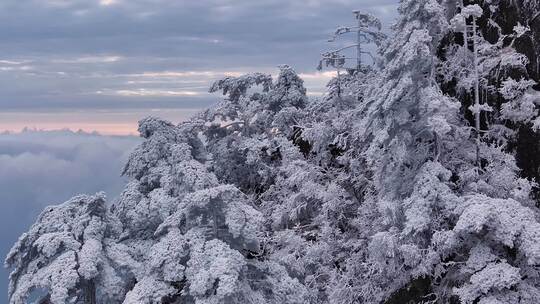 安徽黄山雪景