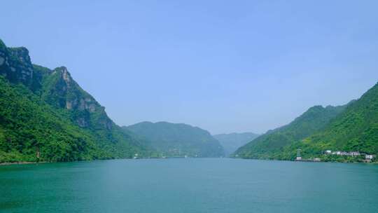 湖北宜昌长江三峡西陵峡风景风光