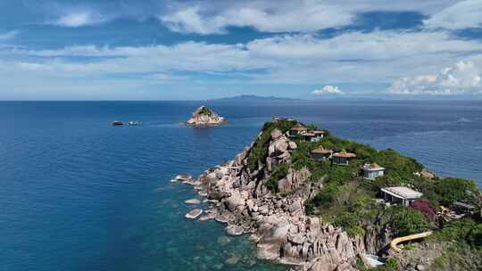泰国涛岛Koh Tao海岛自然风光航拍