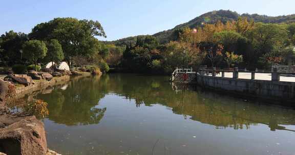 苏州白马涧风景区秀丽风光