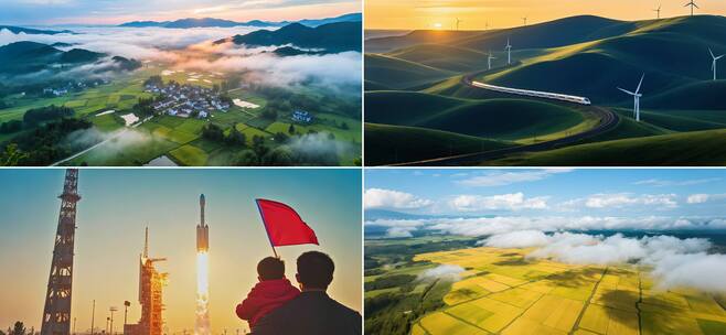 宽屏《在希望的田野上》配乐背景