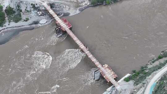 怒江峡谷大流沙航拍