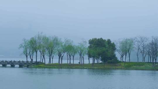 杭州萧山湘湖景区春天