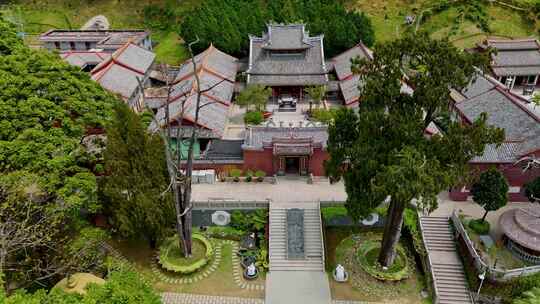 梅州灵光寺航拍、广东四大名寺