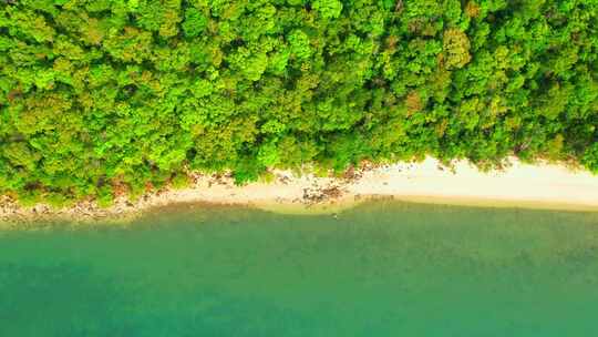 热带海洋海岸的美丽景色