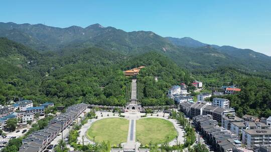 南岳衡山万寿大鼎福寿寺航拍