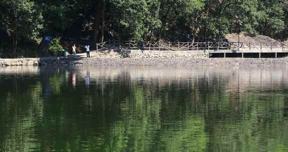 美丽的江西瑶里古镇河道古建筑