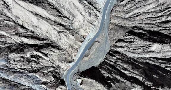 帕米尔高原千年古道塔莎古道山脉峡谷戈壁滩